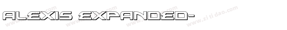 Alexis Expanded字体转换